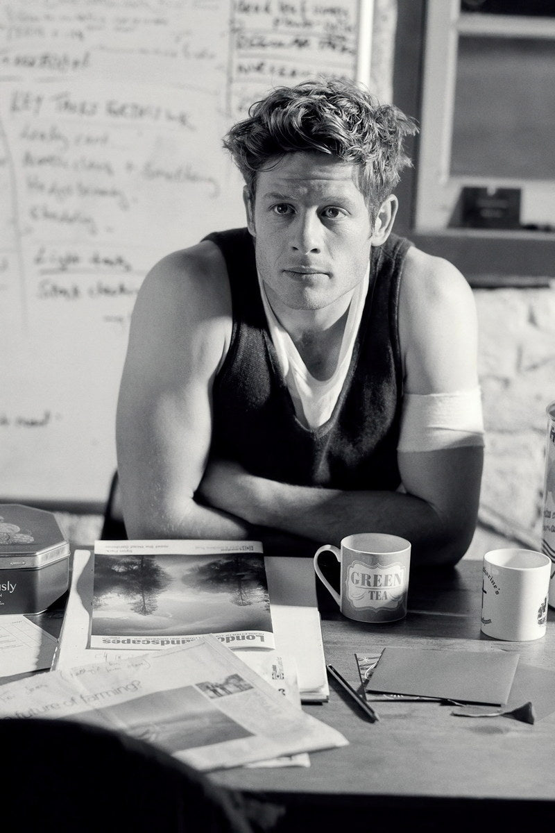 James Norton Poster for Room Aesthetic Black and White Celebrity Photo Print - xonomax