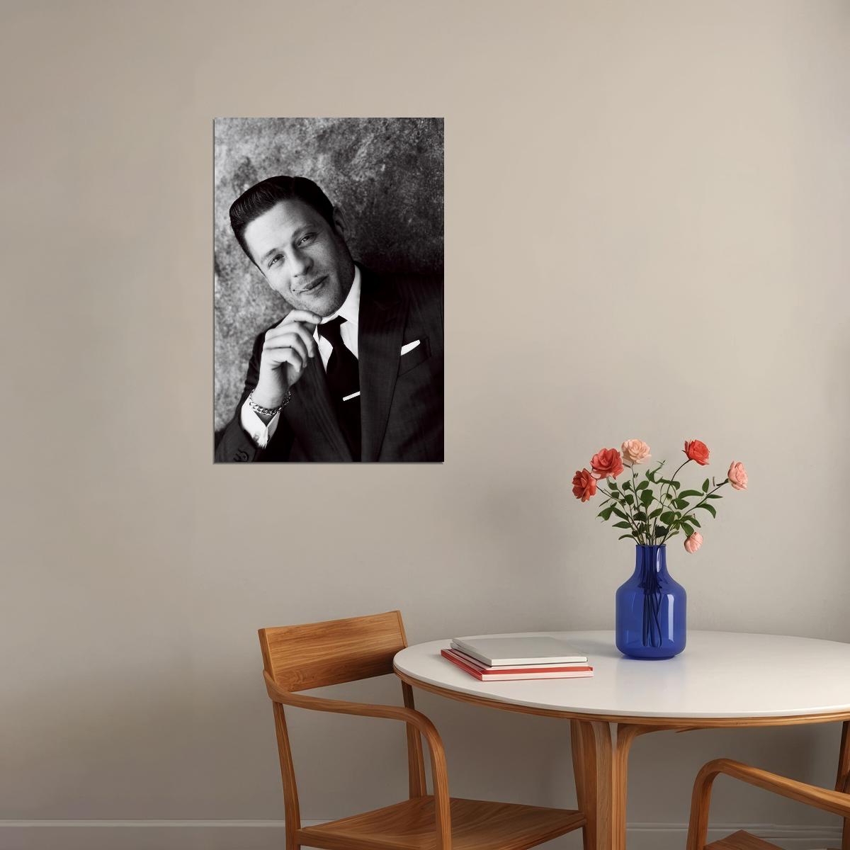 James Norton Poster for Room Aesthetic Black and White Celebrity Photo Print - xonomax