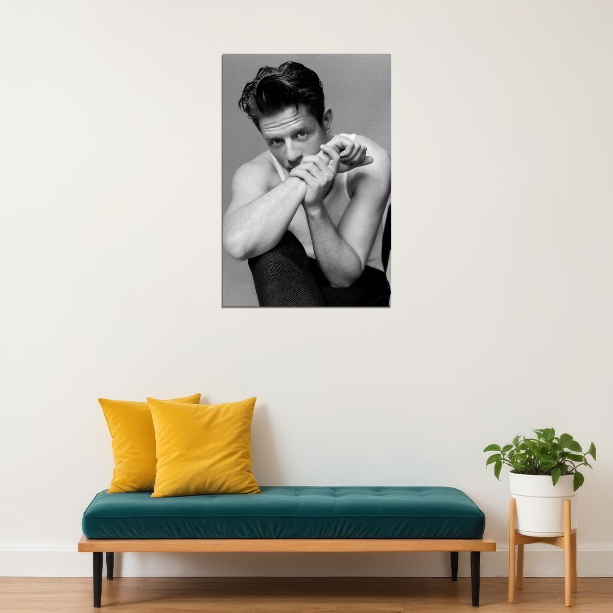 James Norton Poster for Room Aesthetic Black and White Celebrity Photo Print - xonomax