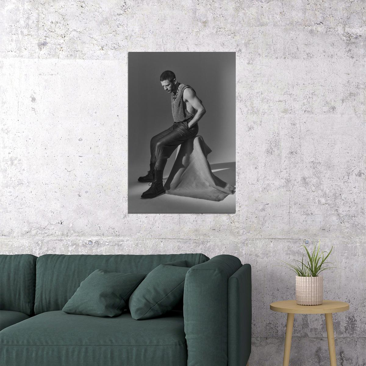 James Norton Poster for Room Aesthetic Black and White Celebrity Photo Print - xonomax