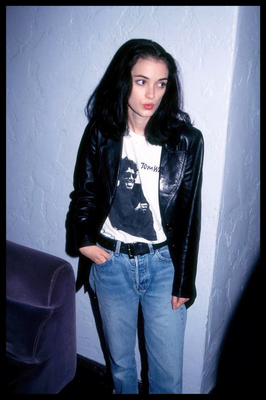 Winona Ryder Poster for Room Aesthetic Celebrity Photo Print Grunge Room Decor - xonomax