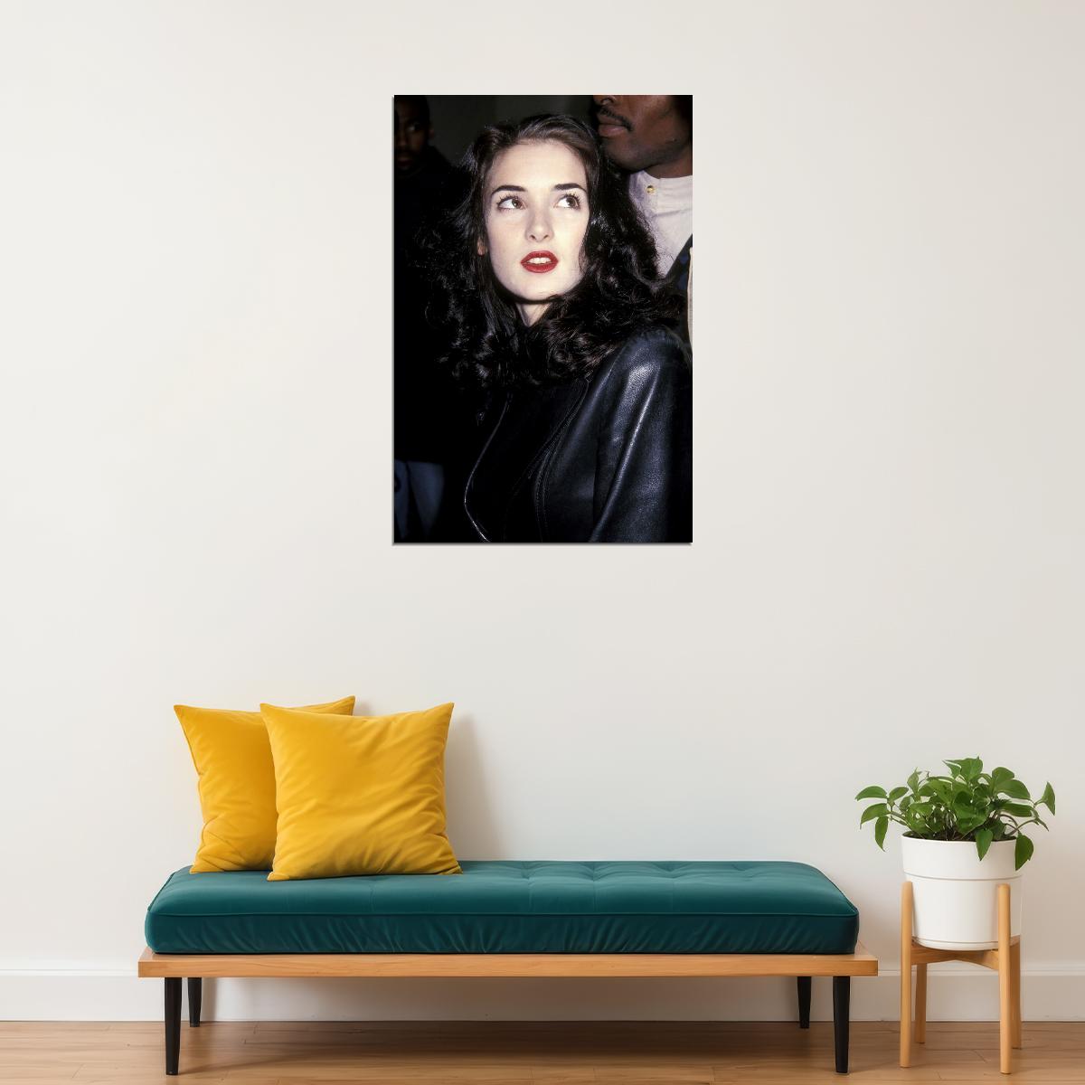 Winona Ryder Young Poster for Room Aesthetic Celebrity Photo Print Grunge Room Decor - xonomax