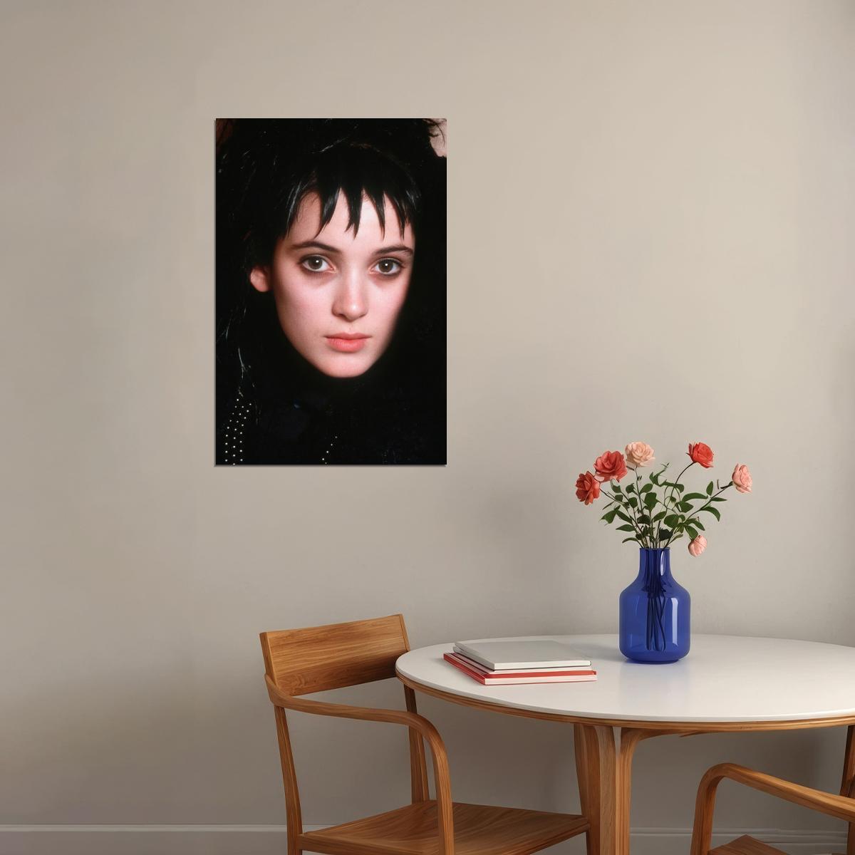 Winona Ryder Young Poster for Room Aesthetic Celebrity Photo Print Grunge Room Decor - xonomax