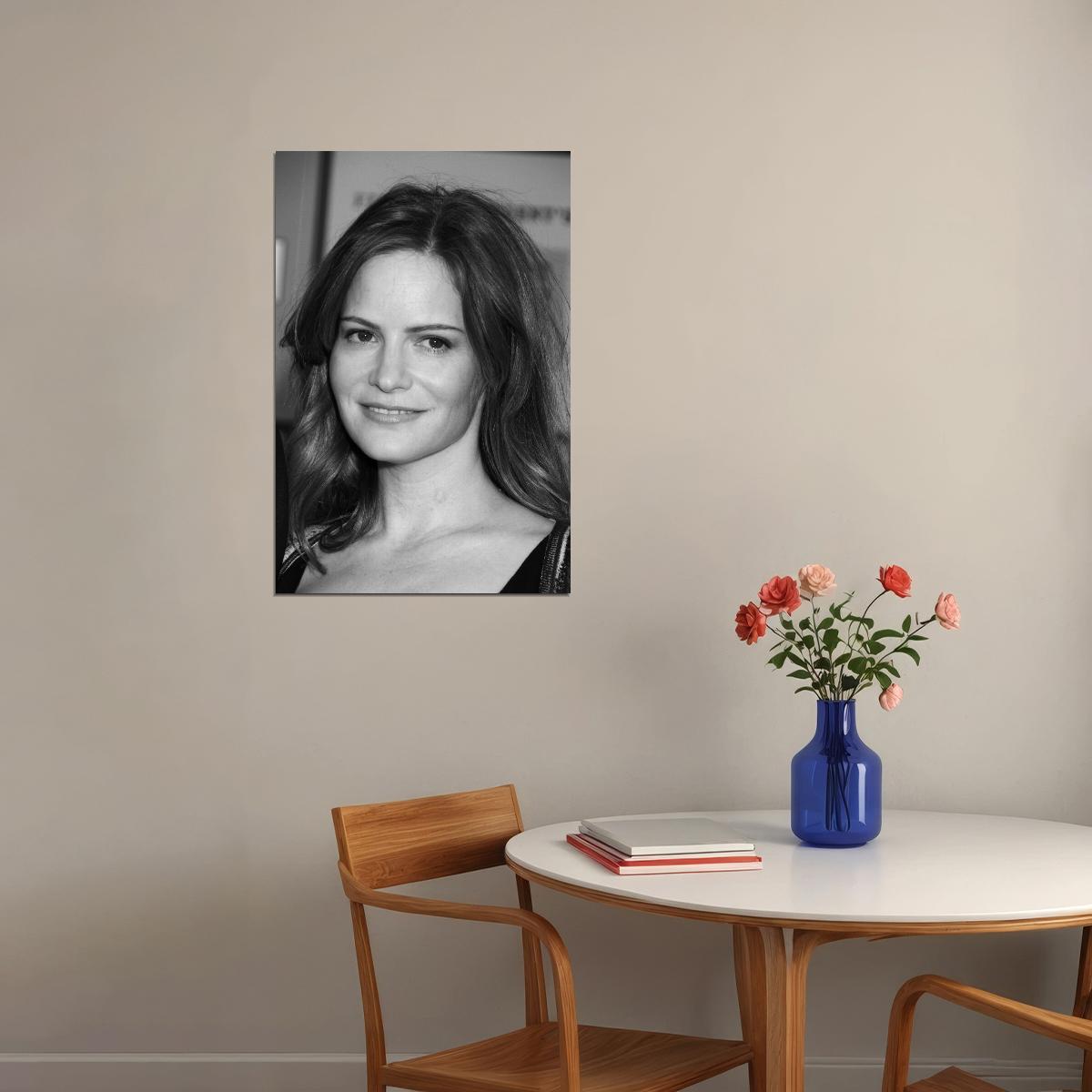Jennifer Jason Leigh Poster for Room Aesthetic Black and White Celebrity Photo Print - xonomax
