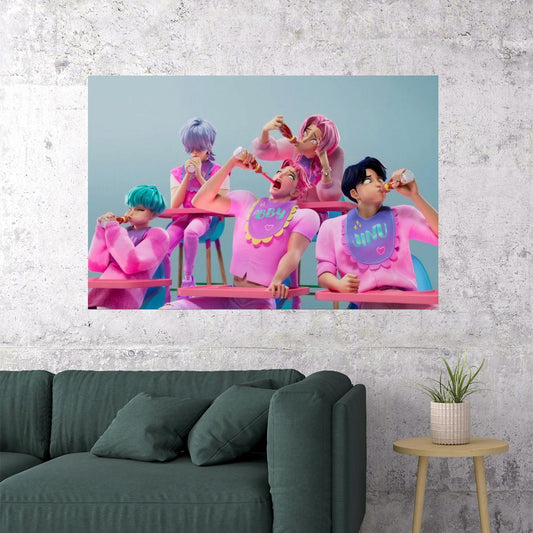 KPop Demon Hunters – Saja Boys Funny Rehearsal Art