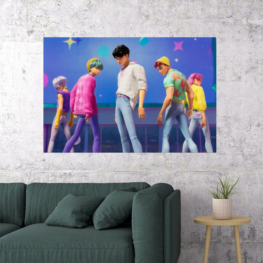 KPop Demon Hunters – Saja Boys Dance Art
