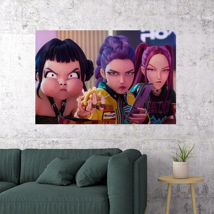 KPop Demon Hunters – Huntr/X Resolve Art