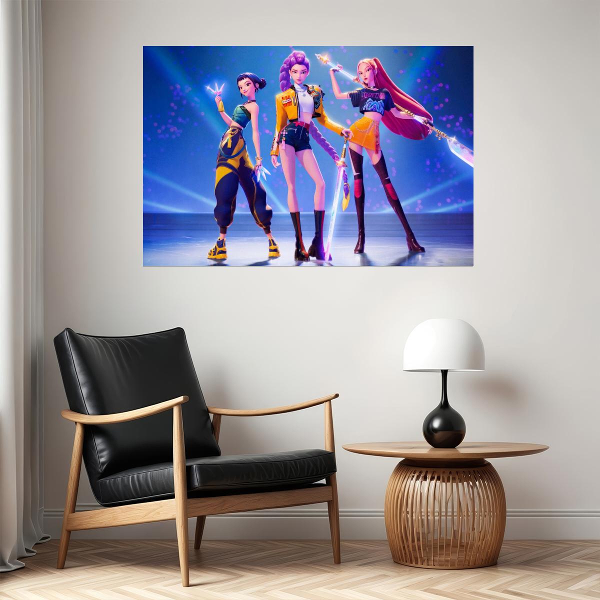 KPop Demon Hunters – Huntr/X Streetwear Art