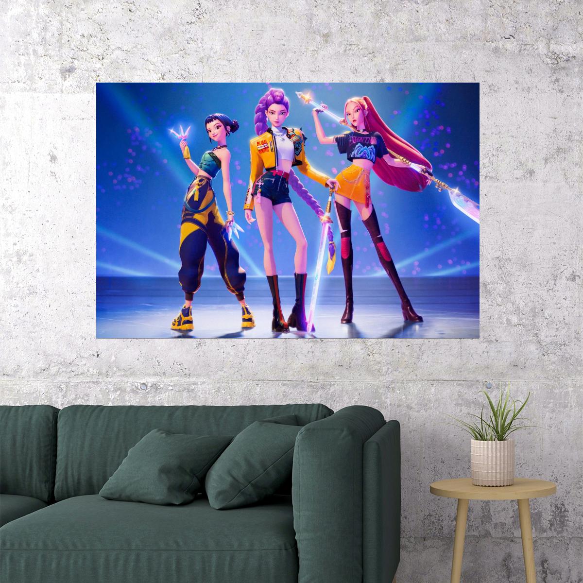 KPop Demon Hunters – Huntr/X Streetwear Art