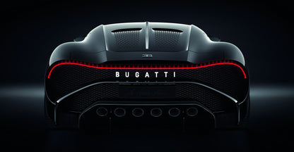 Dark Sport Car Buggatti Poster