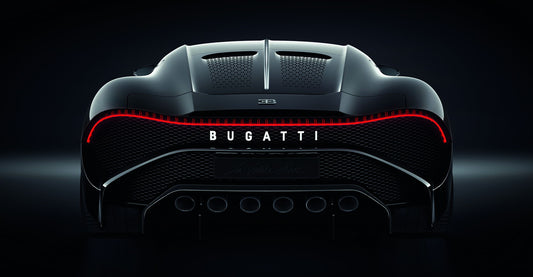 Dark Sport Car Buggatti Poster