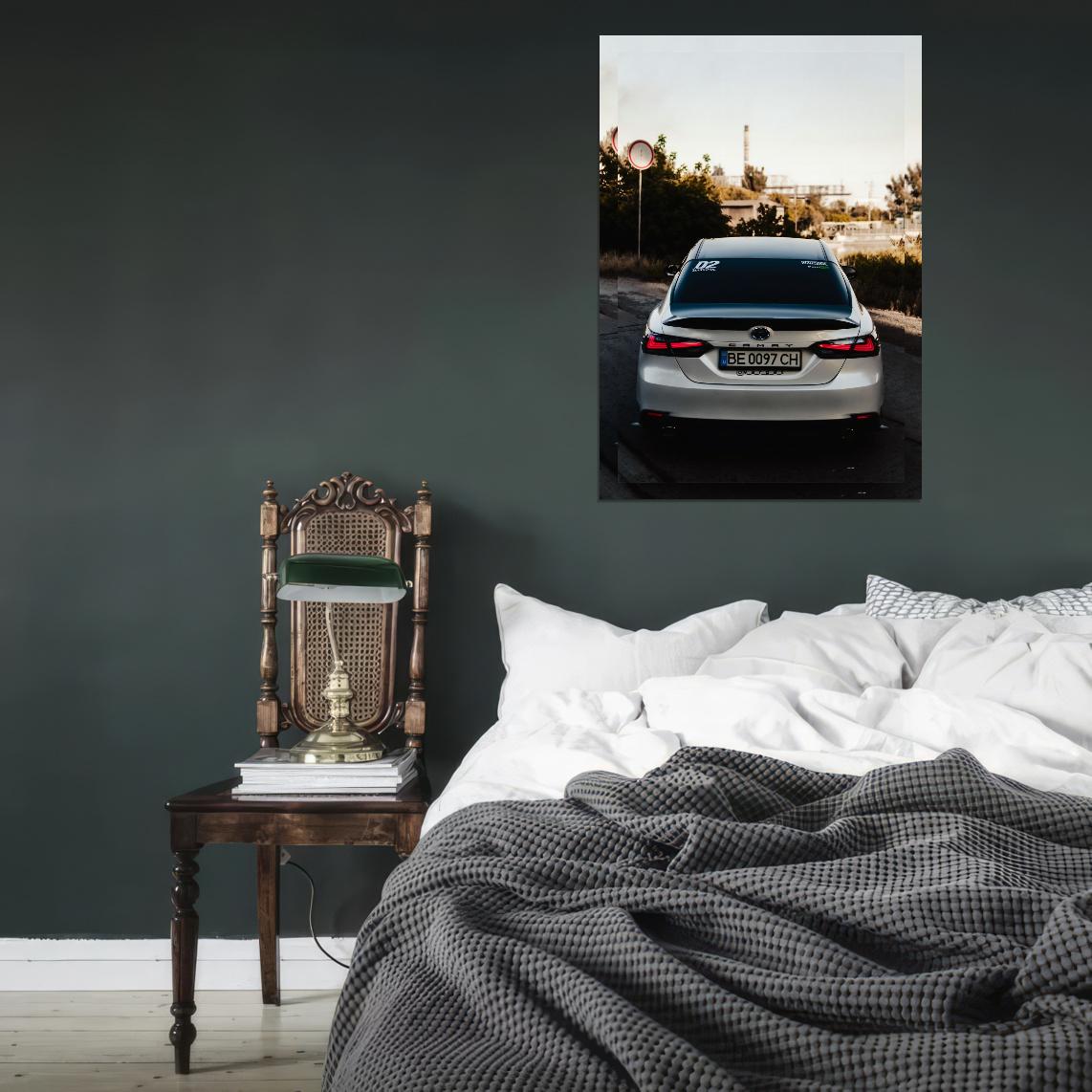 Toyota Camry with LED Taillights Car Poster