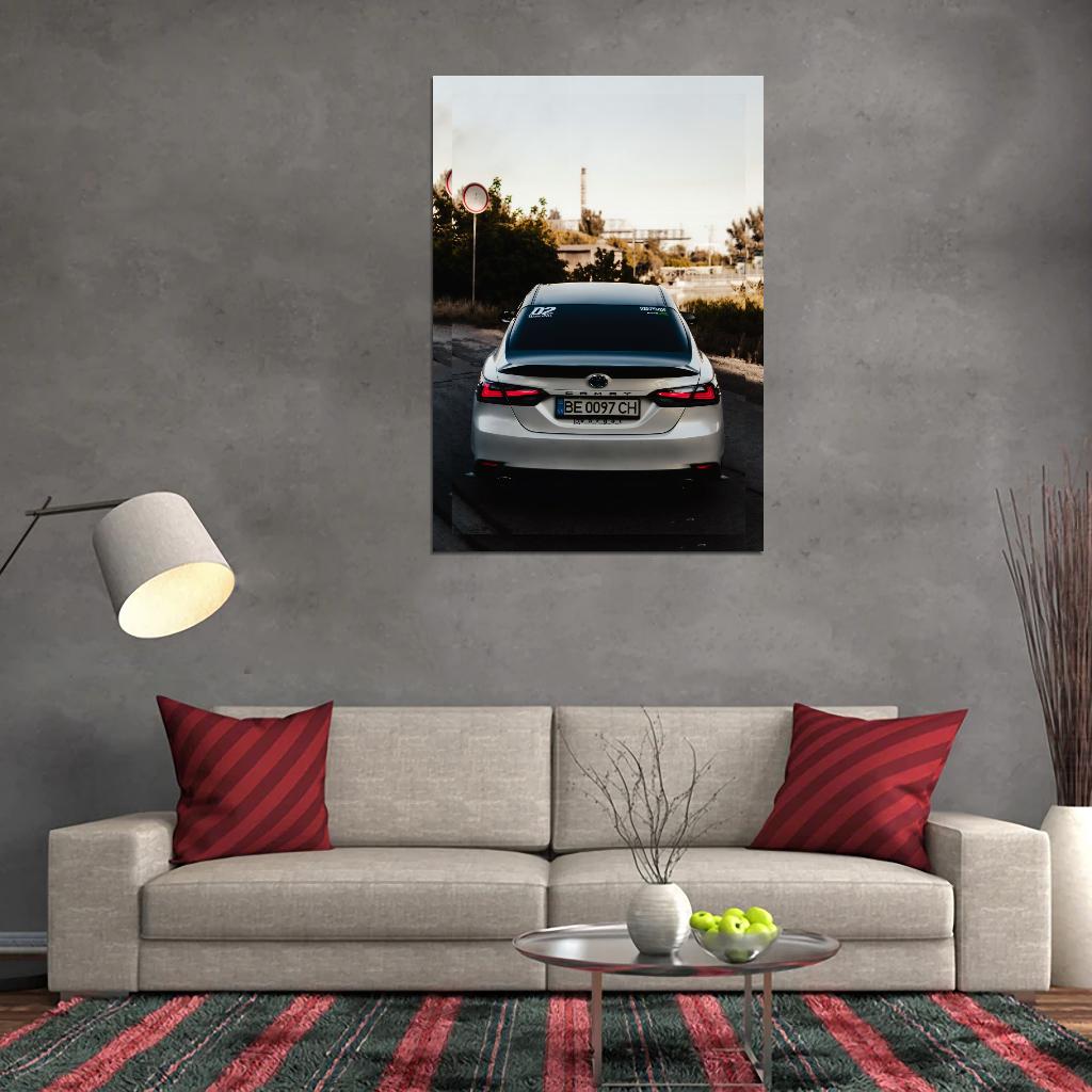 Toyota Camry with LED Taillights Car Poster