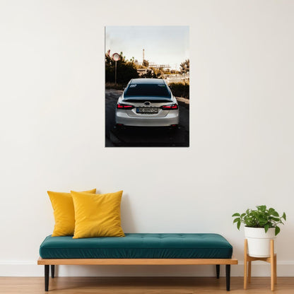 Toyota Camry with LED Taillights Car Poster