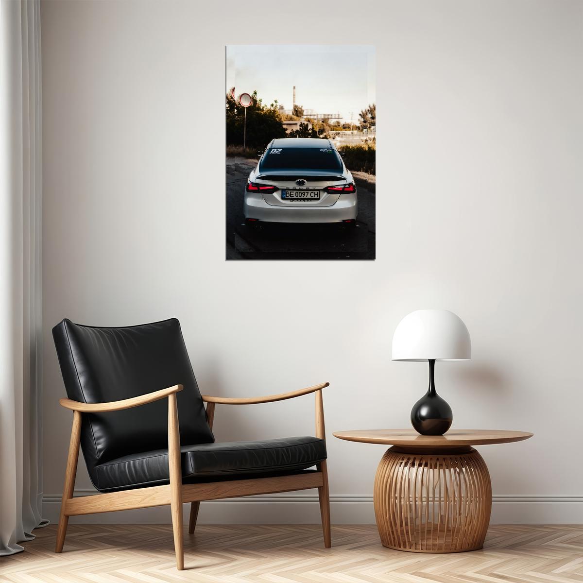 Toyota Camry with LED Taillights Car Poster