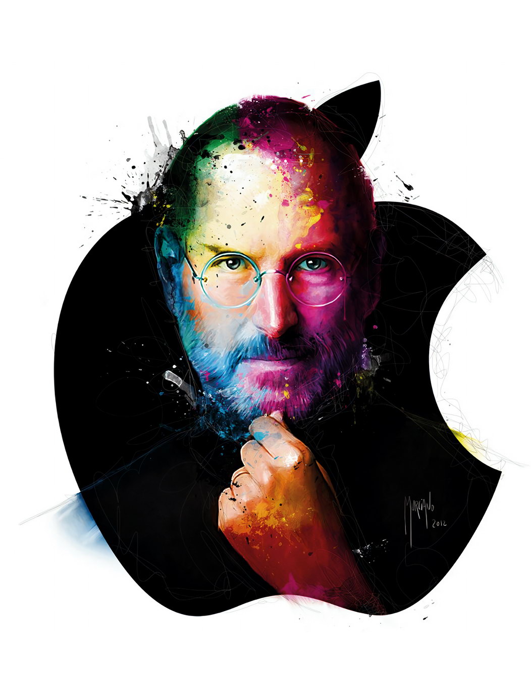 Steve Jobs Apple Founder Art Poster