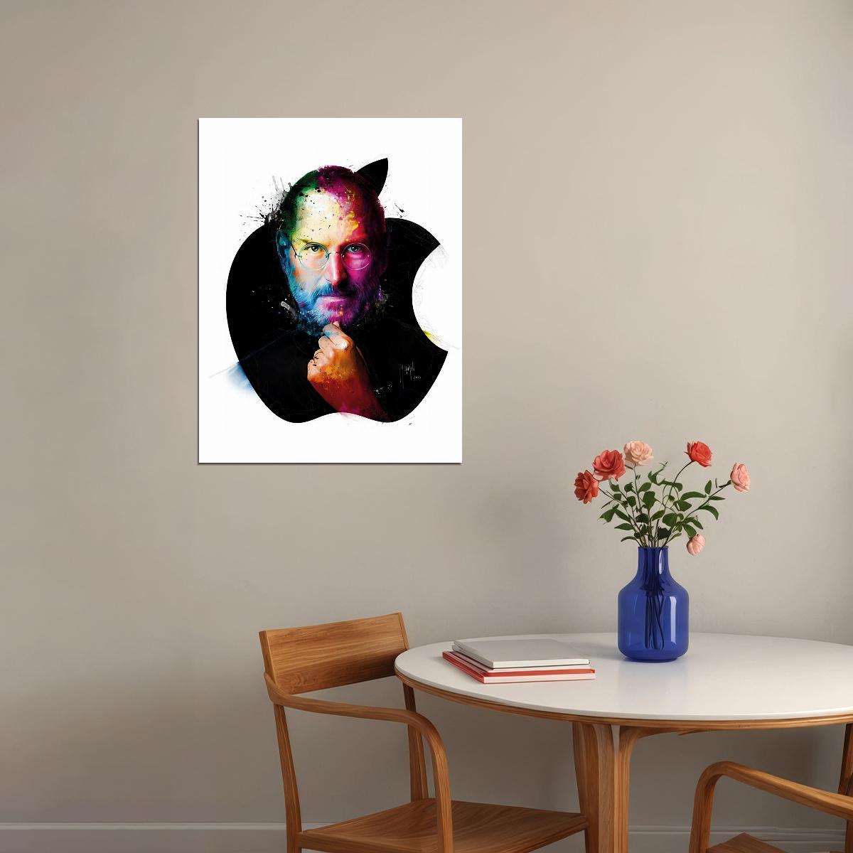 Steve Jobs Apple Founder Art Poster