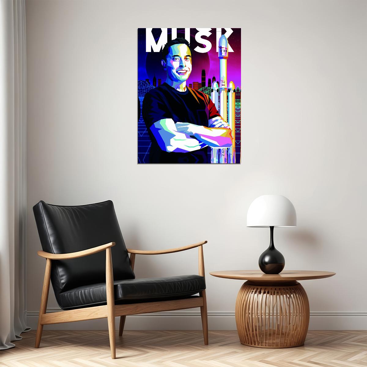 Ilon Musk Poster American Entrepreneur Engineer Billionaire - xonomax