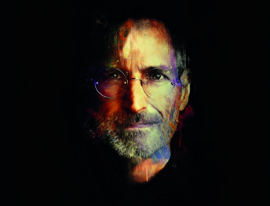 Steve Jobs Poster Dark Pop Art