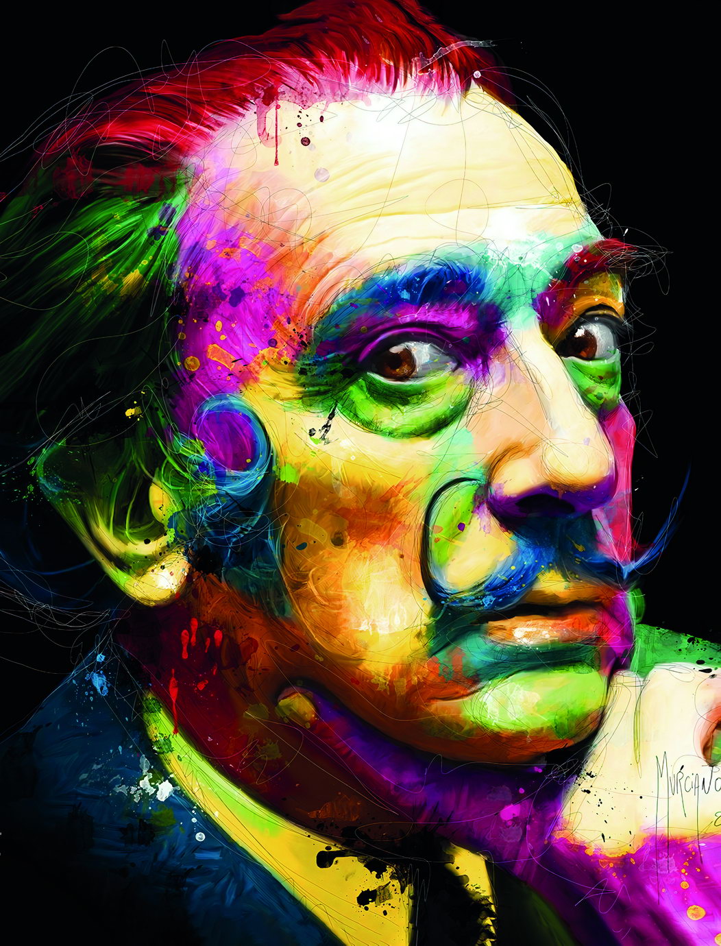 The Great Madman Salvador Dali Poster - xonomax