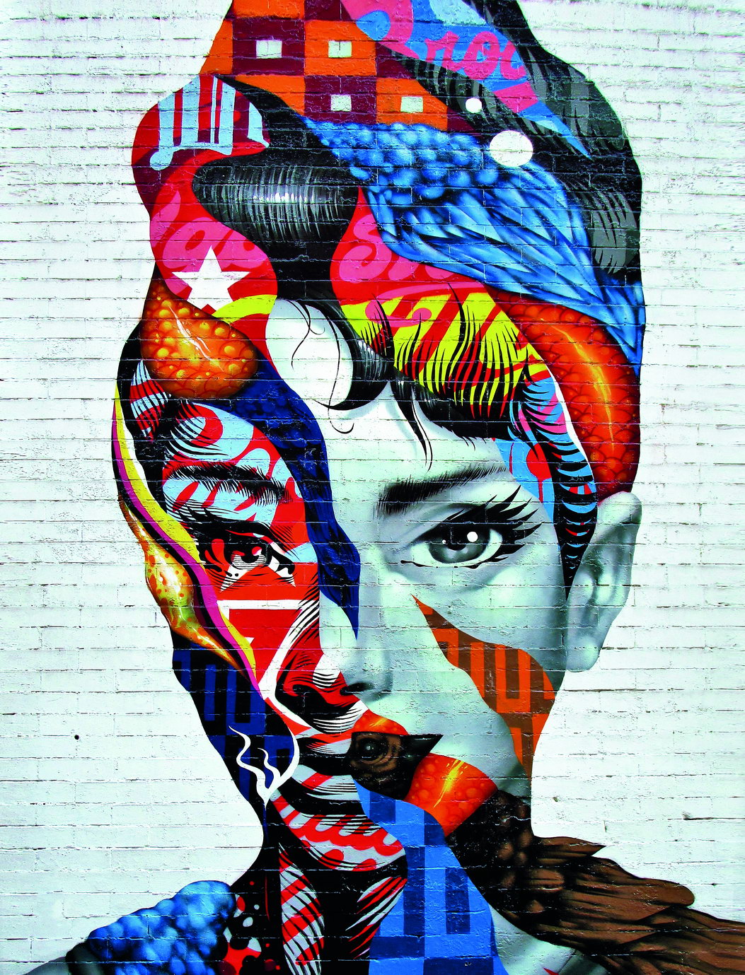 Claudia Laurient Poster Collage Urban Street Graffiti Pop Art - xonomax