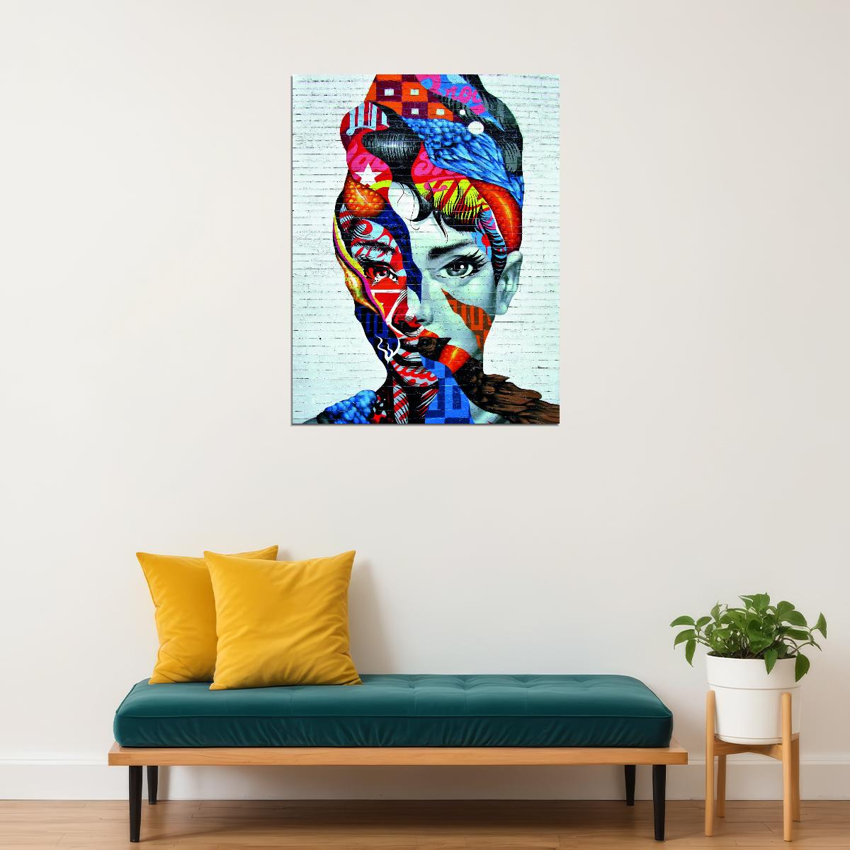Claudia Laurient Poster Collage Urban Street Graffiti Pop Art - xonomax