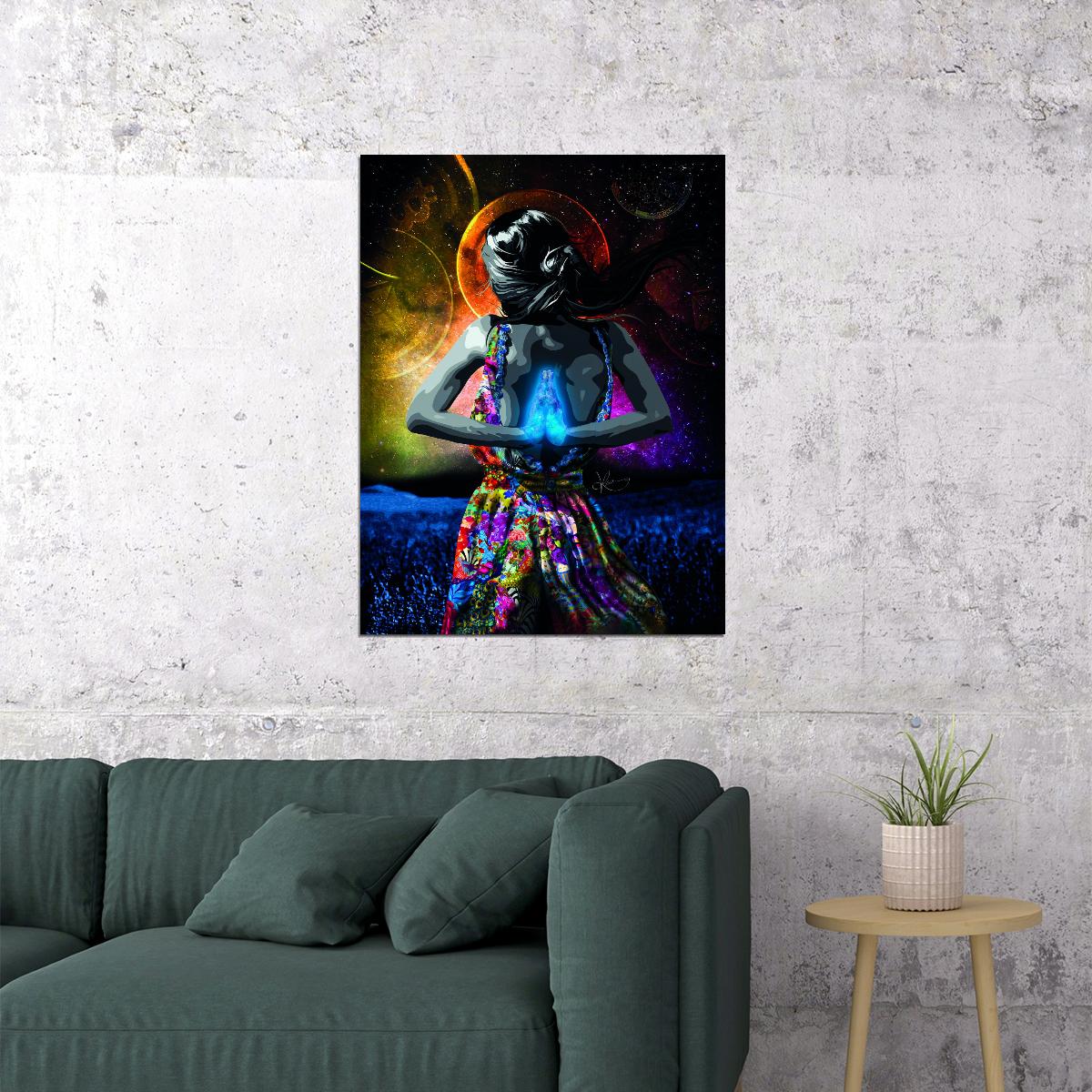 Diamond Hands Hands Behind Girl Back Woman Esoteric Artwork - xonomax
