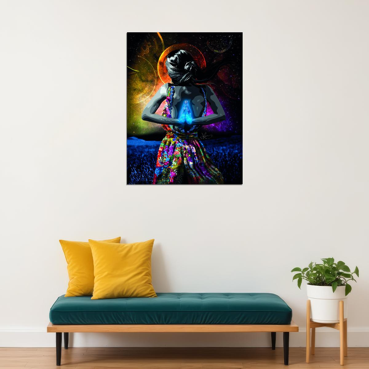 Diamond Hands Hands Behind Girl Back Woman Esoteric Artwork - xonomax