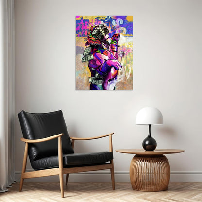 Panther Money Pop Art Poster Graffiti Street Art Dollar Bills Luxury Theme Modern Print - xonomax