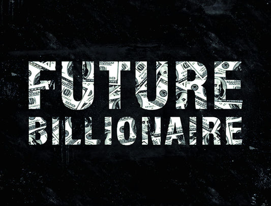 Future Billionaire Pop Art Poster Graffiti Street Art Motivational Wealth Modern Inspirational Print - xonomax