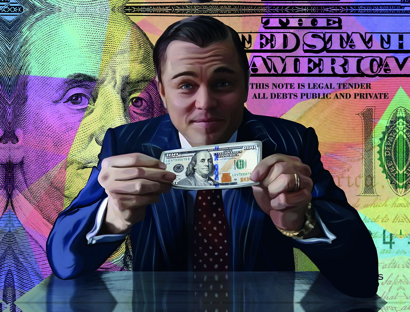 Money Motivational Pop Art Poster Business Success Dollar Wealth Modern Financial Print - xonomax
