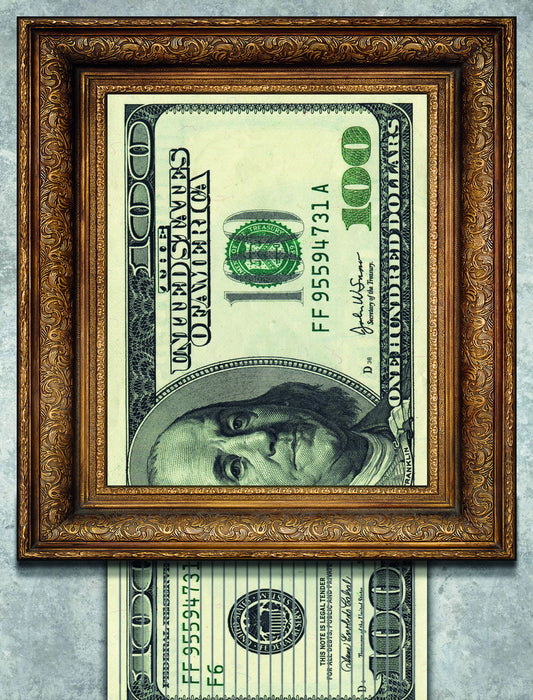 Shredded Dollar Bill Banksy Inspired Pop Art Poster Graffiti Street Art Financial Statement Modern Print - xonomax