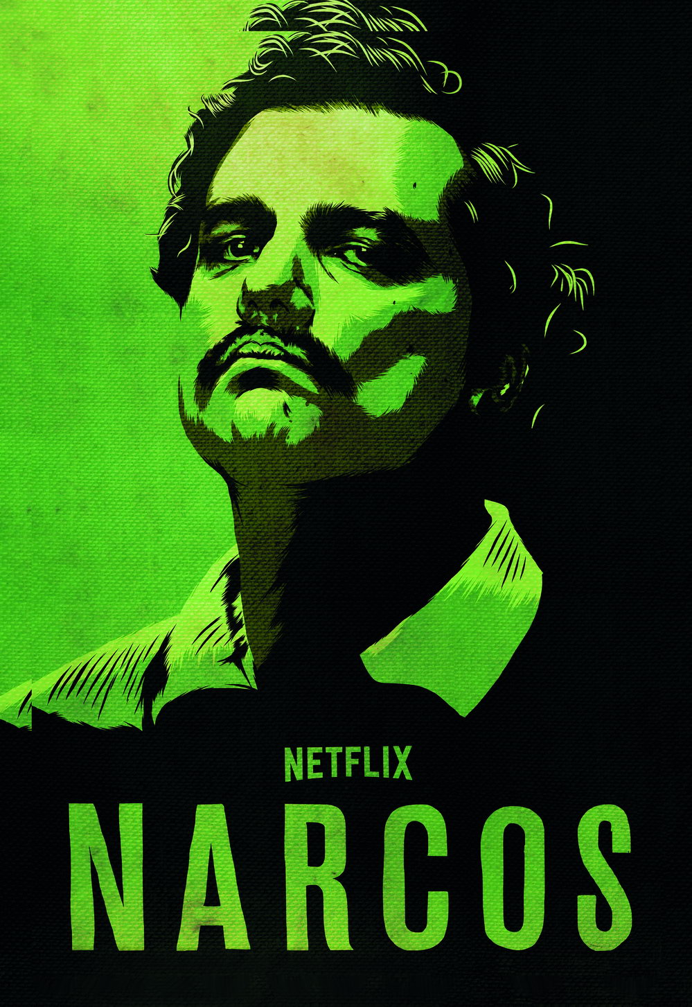 Narcos TV Series Poster Pablo Escobar Iconic Crime Drama Print