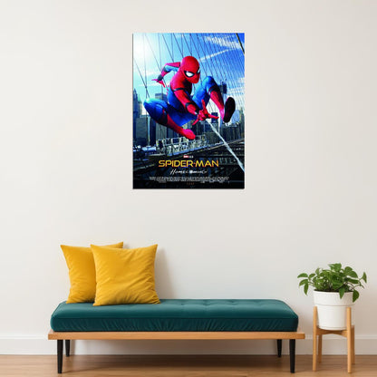 Spider-Man 2017 Movie Poster Iconic Marvel Superhero Print