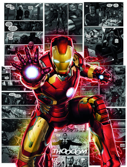 Iron Man 2008 Comic Poster Iconic Marvel Superhero Artwork Avengers Wall Art