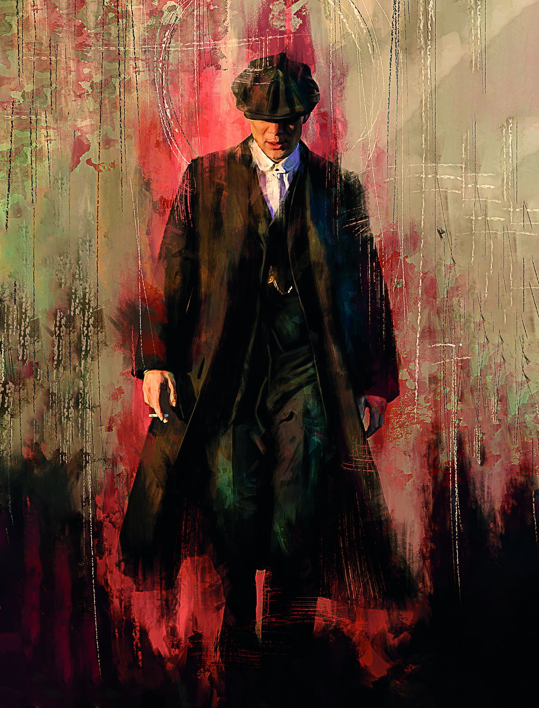 Peaky Blinders TV Series Tommy Shelby Cillian Murphy Movie Poster
