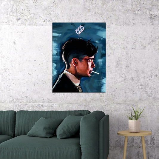 Peaky Blinders TV Series Tommy Shelby Cillian Murphy Movie Poster - xonomax