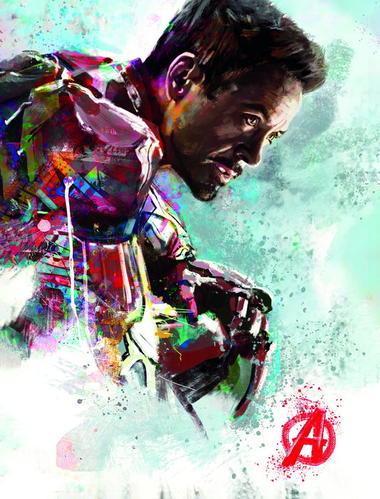 Avengers: Endgame 2019 Iron Man Poster Robert Downey Jr. Marvel Superhero Wall Art - xonomax