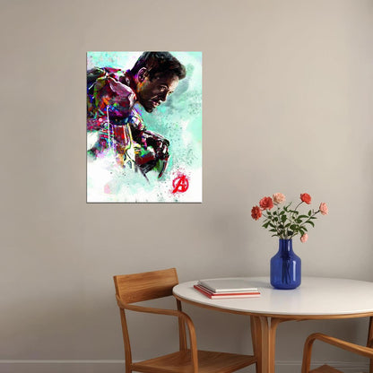Avengers: Endgame 2019 Iron Man Poster Robert Downey Jr. Marvel Superhero Wall Art - xonomax