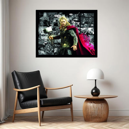 Thor: Ragnarok 2017 Comics Movie Poster Marvel Chris Hemsworth - xonomax