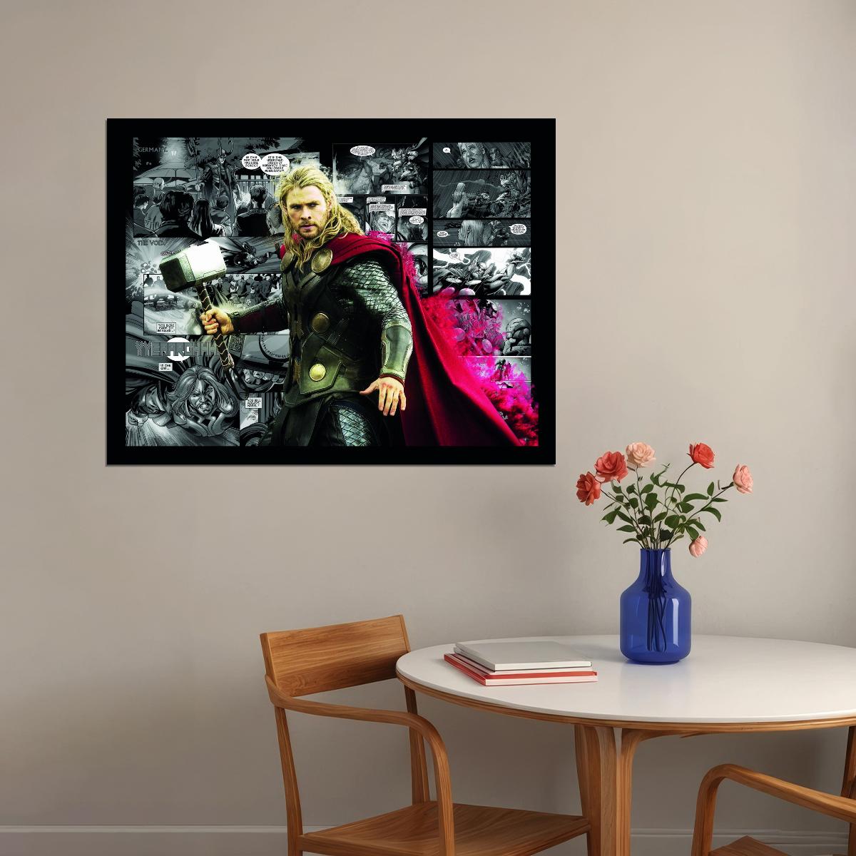 Thor: Ragnarok 2017 Comics Movie Poster Marvel Chris Hemsworth - xonomax