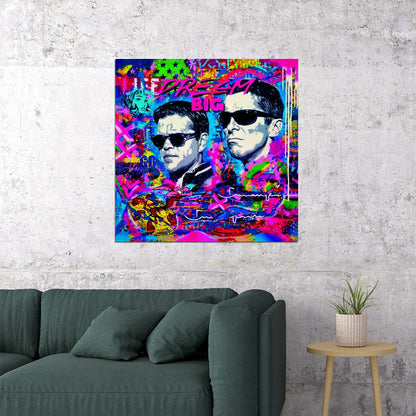 Ford v Ferrari Movie Poster 2019 Dream Big Pop Art Iconic Racing Film Wall Print - xonomax