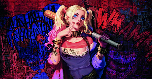 Suicide Squad Harley Quinn Movie Poster DC Comic Antihero Pop Art Wall Print - xonomax