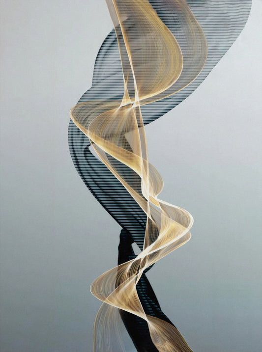 Abstract Flowing Lines Poster Minimalist Elegant Art Contemporary Scandinavian Wall Decor Trendy Aesthetic - xonomax