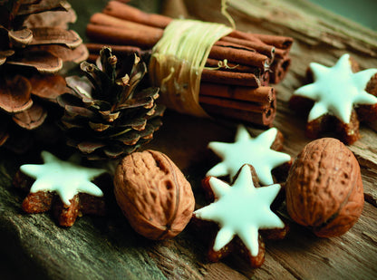 Holiday Spice and Star Anise Poster Cozy Seasonal Kitchen Art Rustic Winter Wall Decor Print