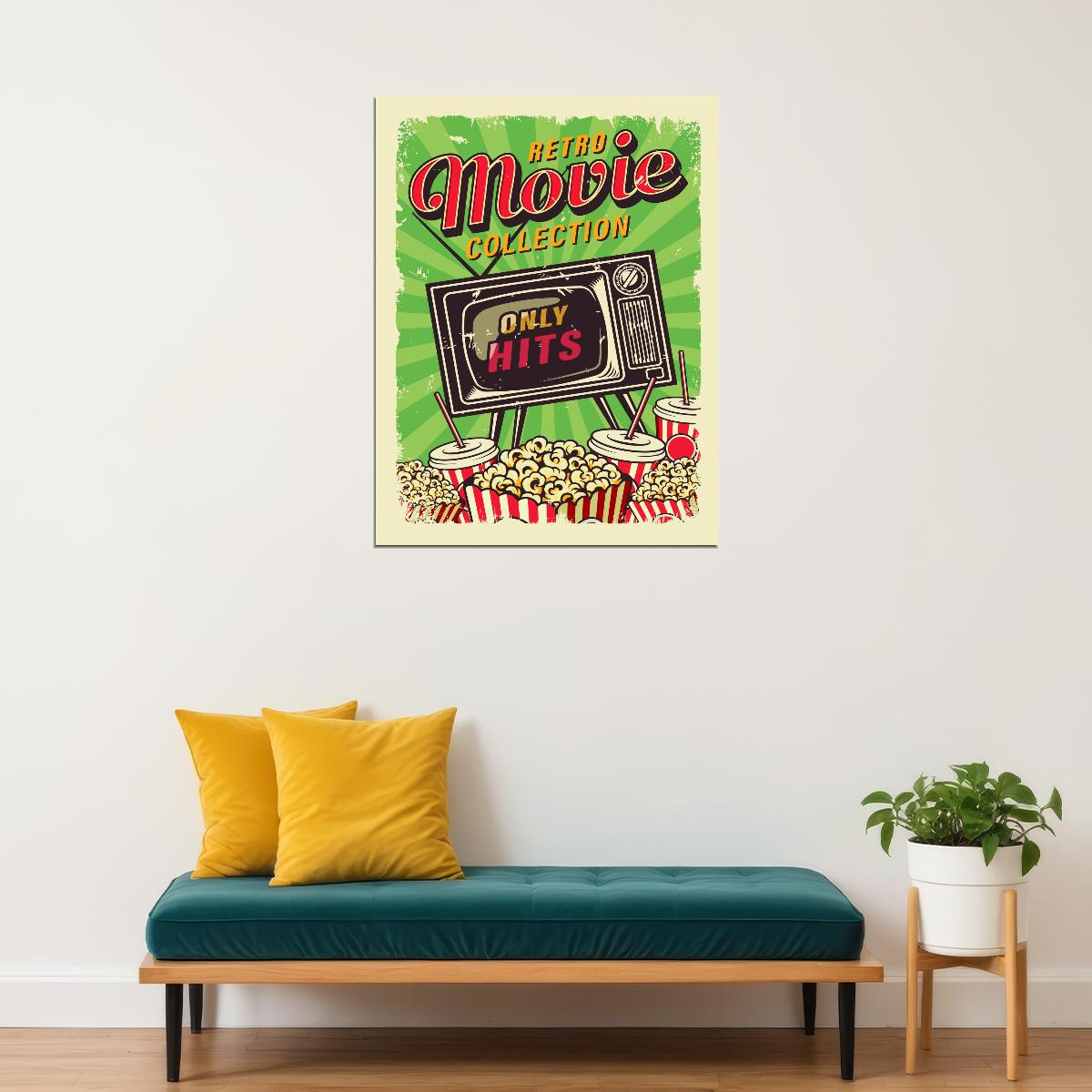 Retro Movie Collection Poster Vintage Cinema Art Pop Culture Wall Decor Print - xonomax