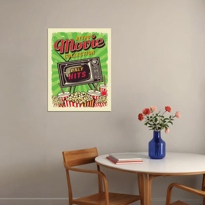 Retro Movie Collection Poster Vintage Cinema Art Pop Culture Wall Decor Print - xonomax