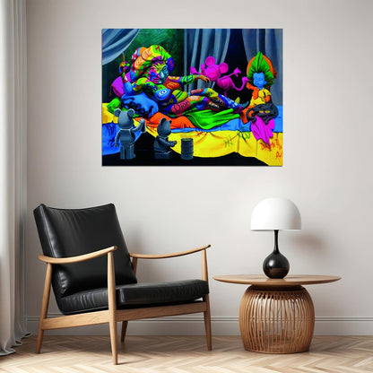 Yubaba Street Graffiti Pop Art Poster Iconic Brands and Characters Modern Pop Culture Artwork Pop Art Poster