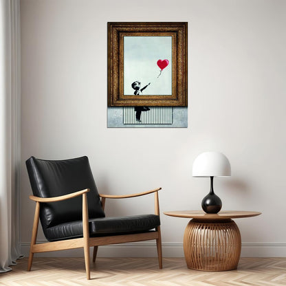 Banksy Balloon Girl Shredded Art Poster Iconic Street Art Wall Decor Modern Motivational Home Art Print