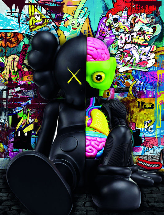 Kaws Bearbrick Graffiti Pop Art Street Urban Modern Artwork